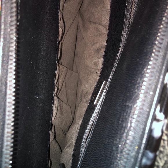 Fendi “To You” convertible shoulder bag - clutch grey feather pattern - Picture 15 of 16